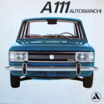 Autobianchi A 111 Modelprogram 1970 Carbrochure (10330)
